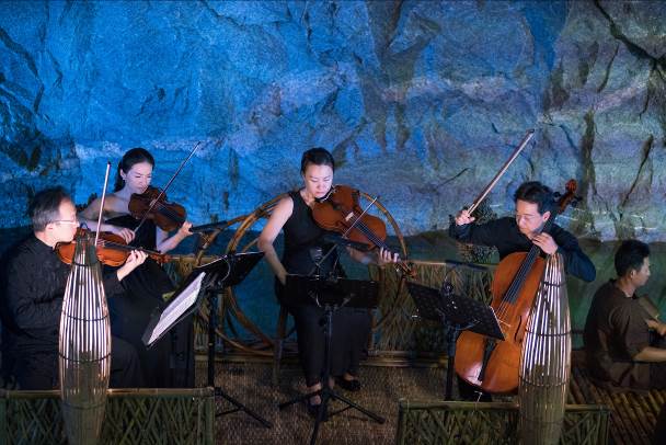 The detailed and passionate expressions of the quartet will showcase the subtle emotions of the east