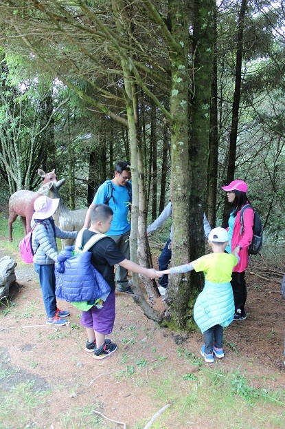 Encircling and embracing the trees allowed families to come closer to each other