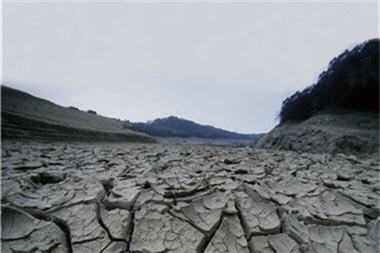 A shocking image of a dried reservoir is what Ke intended to present with the power of photography.