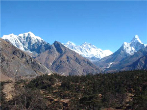 尼泊爾境內喜馬拉雅山區的Sagarmatha國家公園