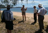 昆士蘭州政府國家公園巡護講解海龜生態